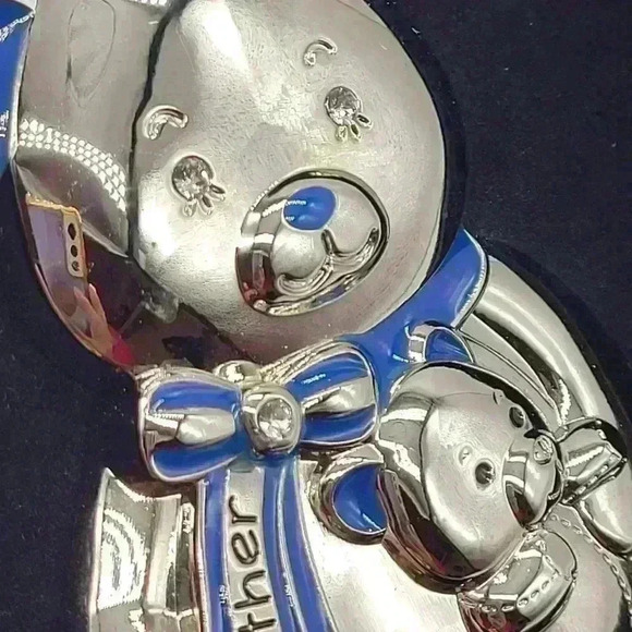 HARVEY LEWIS 2018 "BIG BROTHER  TEDDY" Christmas Tree Holiday Ornament Swarovski - Picture 9 of 10